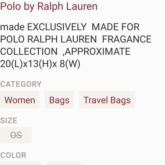 Polo Ralph Lauren Weekender bag - Picture 3 of 3